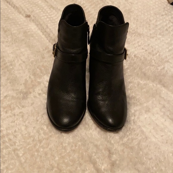 Cole Haan black heeled boots - Picture 2 of 4